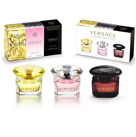 versace women's mini gift set|versace women's miniature set.